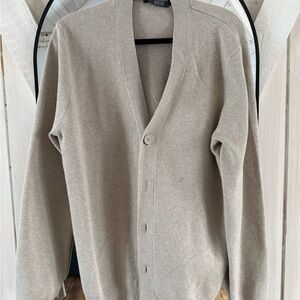 Primark Men's Tan Cardigan Sweater